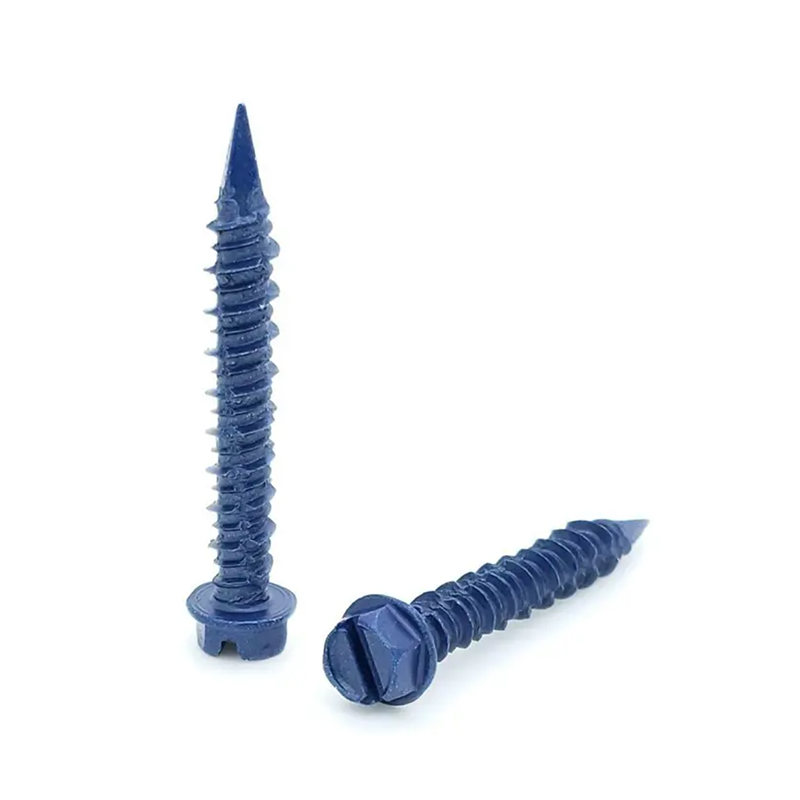 Zeskantige sluitring met gleufbetonschroef